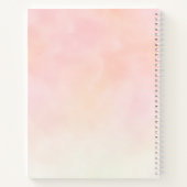 トレンディーグラデーション感謝ハート感謝ジャーナル ノートブック (裏面)