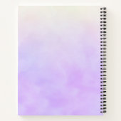 トレンディーグラデーション書道モノグラムジャーナル ノートブック (裏面)