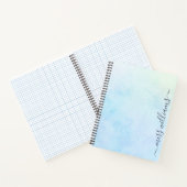 トレンディーグラデーション書道モノグラムジャーナル ノートブック (内部)