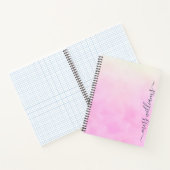 トレンディーグラデーション書道モノグラムジャーナル ノートブック (内部)