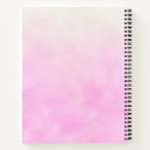 トレンディーグラデーション書道モノグラムジャーナル ノートブック (裏面)