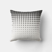 トレンディーグラデーション水玉模様名前をカスタムする クッション (裏面)