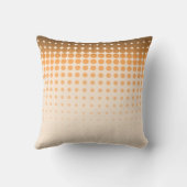 トレンディーグラデーション水玉模様名前をカスタムする クッション (裏面)