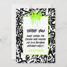 トレンディーグラフィティアーバンクラウングリーンブラック