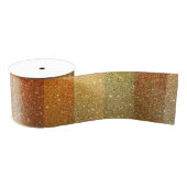 トレンディーグラマリーシックフェイクグリッターストライプの グログランリボン (リール)