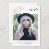 トレンディーグラード発表/招待状フェイク金ゴールド支店 招待状 (正面/裏面)