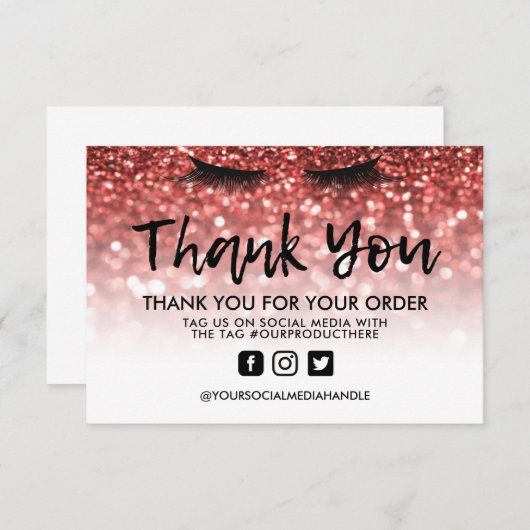 トレンディーグリッターの点滅ありがとうメディア挿入 (正面/裏面)