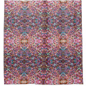 トレンディーグリッターオペルホログラフィックコレクション シャワーカーテン (正面)