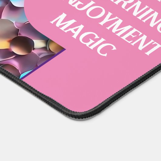 トレンディーグリッターオペルホログラフィックコレクション デスクマット (コーナー)