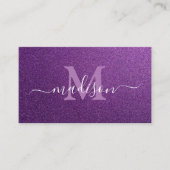 トレンディーグリッターカスタムメイクアップアーティスト 名刺 (正面)