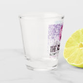 トレンディーグリッターディスコブライドエラバチェロレッテ ショットグラス (左)