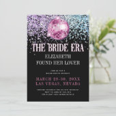 トレンディーグリッターディスコブライドエラバチェロレッテ 招待状 (スタンド正面)