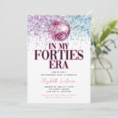 トレンディーグリッターディスコ40年代40歳 招待状 (スタンド正面)