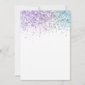 トレンディーグリッターディスコ40年代40歳 招待状 (裏面)