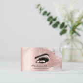 トレンディーグリッターバラ金ゴールドドリップテクスチャ大理石 名刺 (スタンド正面)