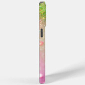 トレンディーグリッターレインボーモノグラムの Case-Mate iPhoneケース (裏面 / 右)