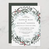 トレンディーグリーナリーリースの招待 招待状 (正面/裏面)