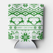 トレンディーグリーンクリスマストナカイ 缶クーラー (正面)