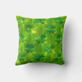 トレンディーグリーンクローバー4リストコレクション クッション (裏面)
