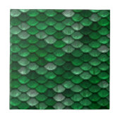 トレンディーグリーンスケールパターン タイル (正面)