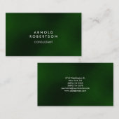 トレンディーグリーンスタイリッシュモダン名刺 名刺 (正面/裏面)