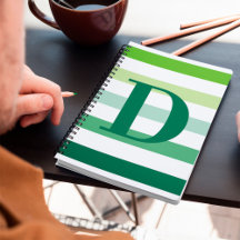 トレンディーグリーンストライプシズモノグラム