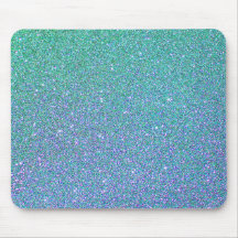 トレンディーグリーンティール（緑がかった色）ブルーグリッターパターン