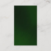 トレンディーグリーンホワイト垂直ユニーク名刺 名刺 (裏面)