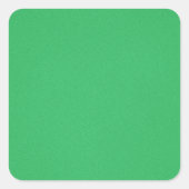 トレンディーグリーン粒子の粗い背景 スクエアシール (正面)