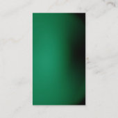 トレンディーグリーン縦型ユニーク名刺 名刺 (裏面)