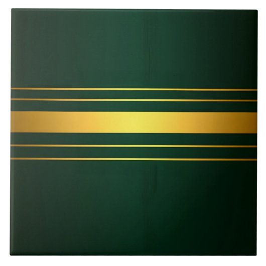 トレンディーグリーン金ゴールドラグジュアリーリネンテクスチャコレクション タイル (正面)