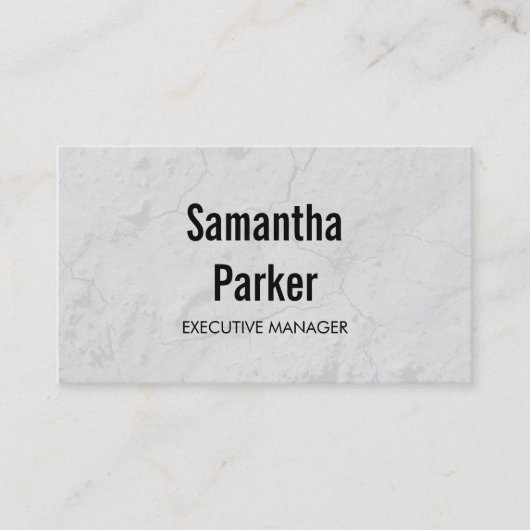 トレンディーグレイコンテンポラリーエグゼクティブマネージャ 名刺 (正面)