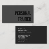 トレンディーグレイフィットネススポーツ名刺 名刺 (正面/裏面)