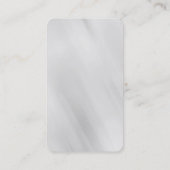 トレンディーグレイ丸いコーナー名刺 名刺 (裏面)