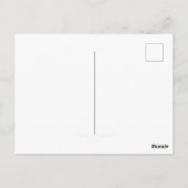 トレンディーグレイ卒業祝い ポストカード (裏面)