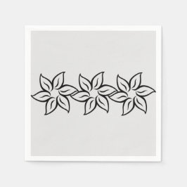 トレンディーグレイ銀スモダンタイル模様 スタンダードカクテルナプキン