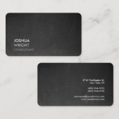 トレンディーグレーシャルボードアトラクティブプレーンシック 名刺 (正面/裏面)