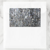 トレンディーグレーストーン 長方形シール (バッグ)