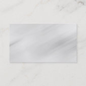 トレンディーグレーパターモダンンモノグラム名刺 名刺 (裏面)