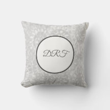 トレンディーグレー絵を描フラワー（モノグラム付き）