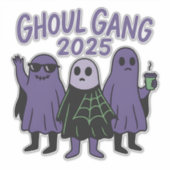 トレンディーグール集団コーヒースクワッドハロウィーン2025 シール (正面)