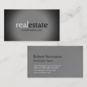 トレンディーグ実在レイエステートエージェント名刺 名刺 (正面/裏面)