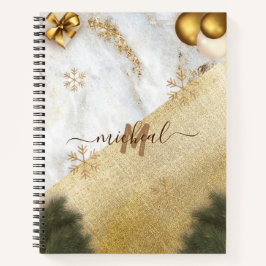 トレンディーグ離れリーン金ゴールドスターマーブル名前をカスタムする ノートブック