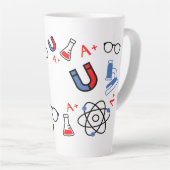 トレンディーケミステア原子覚醒クラシック カフェラテマグ (右アングル)