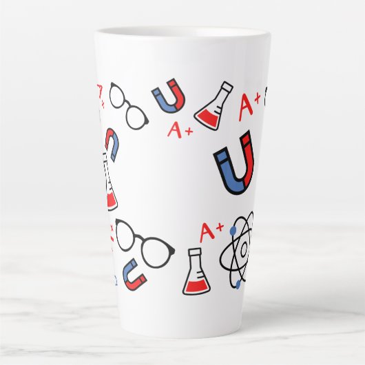 トレンディーケミステア原子覚醒クラシック カフェラテマグ (正面)