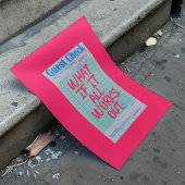 トレンディーゲストチェックウォールアートポスター ポスター