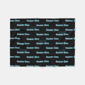 トレンディーゲーマーズデンコージーブランケットネオンルックと フリースブランケット (正面(横))