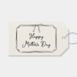 トレンディーコケットボウハッピーマザーズデイシャンパン ギフトタグ