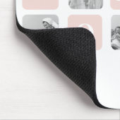 トレンディーコラージュフォト&パステルピンク最高のモマイギフト マウスパッド (コーナー)