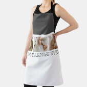 トレンディーコラージュ写真と最高の家族のエバ最高のギフト エプロン (インサイチュ)